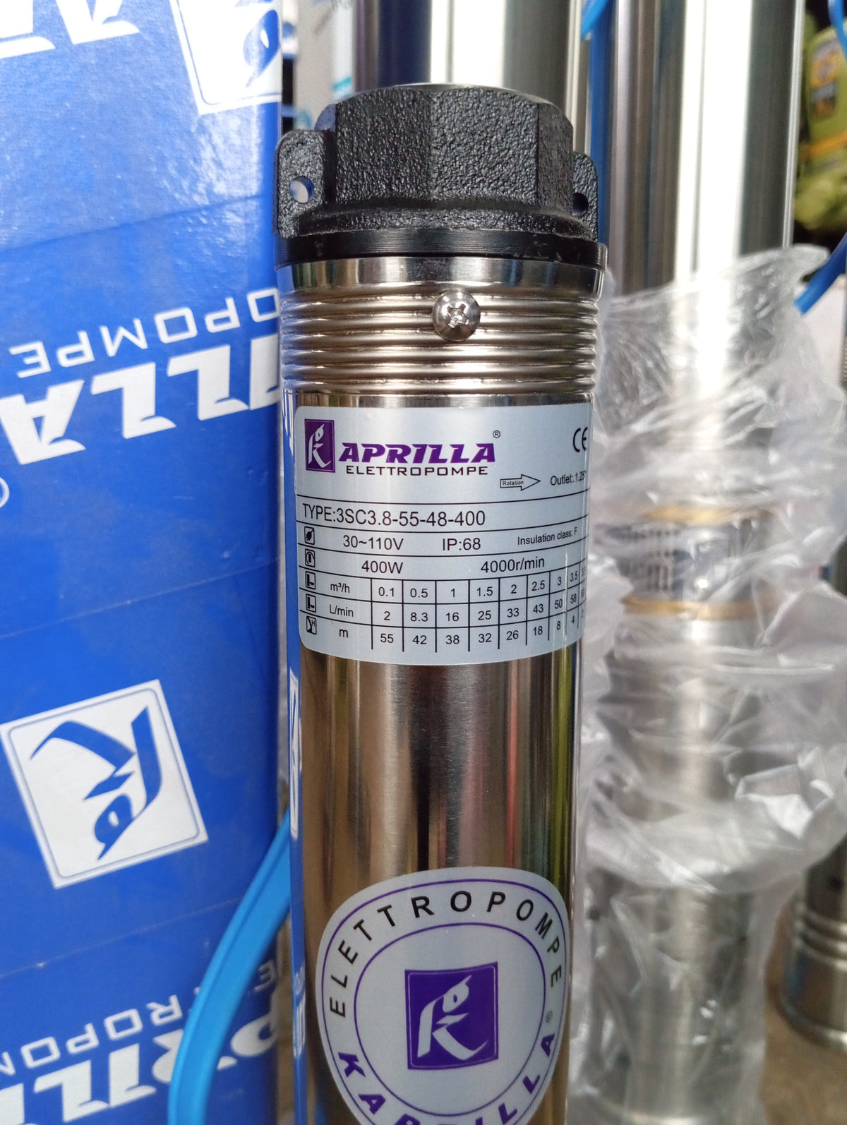KAPRILLA 400 WATT DC BLDC SUBMERSIBLE PUMP / MISSILE PUMP BLDC