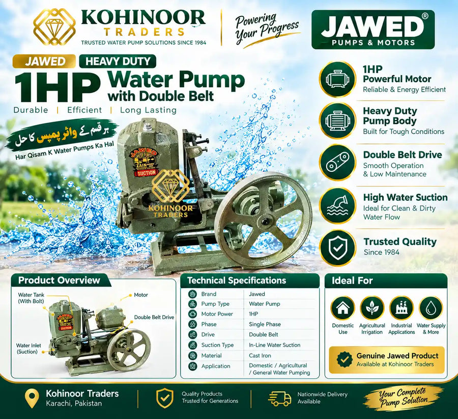 Jawed GD32000 1HP water suction pump