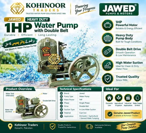 Jawed GD32000 1HP water suction pump