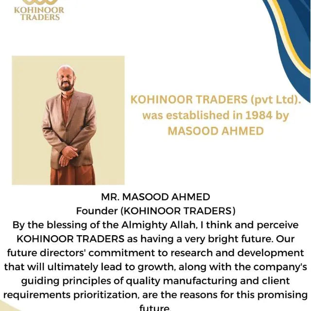 Kohinoor Traders owner