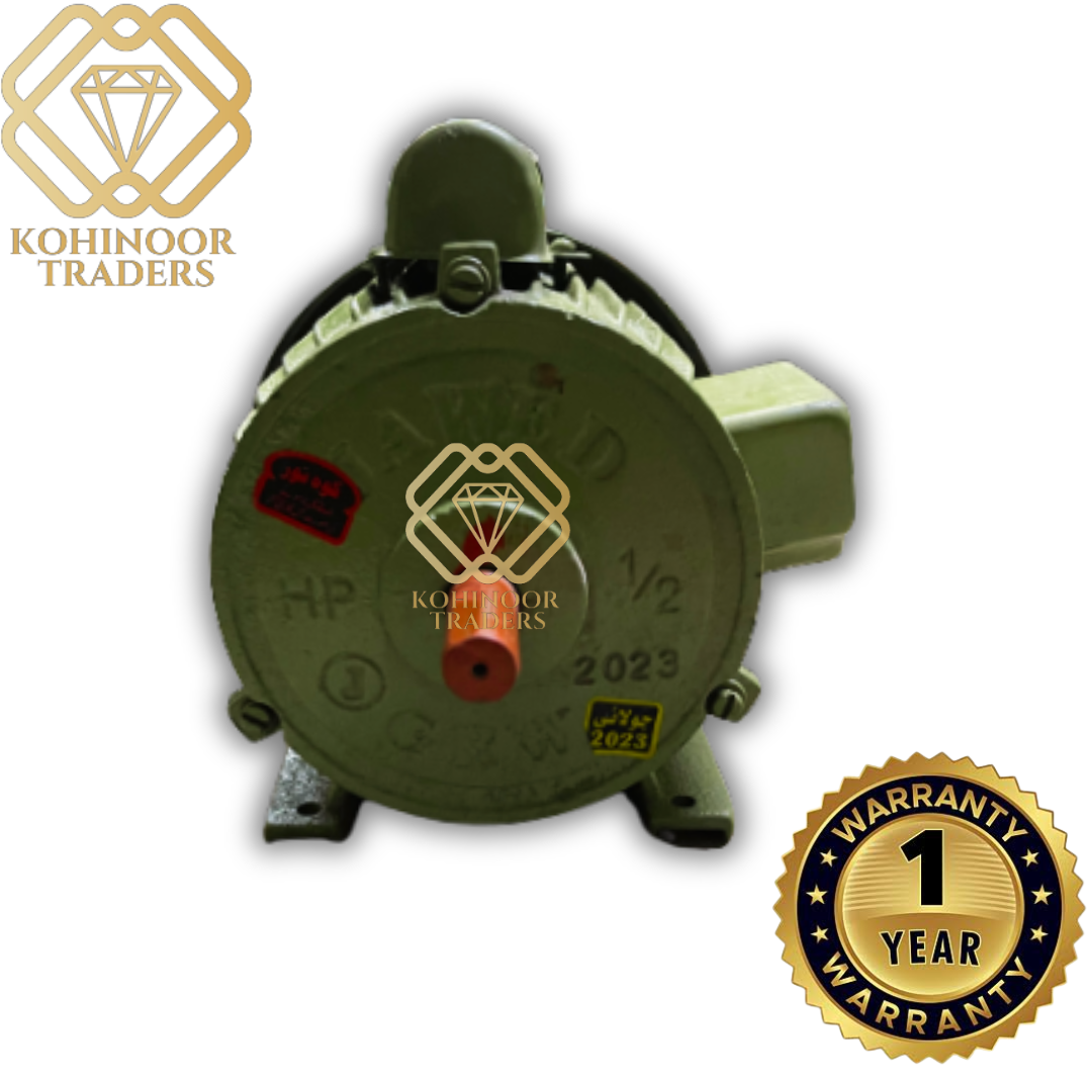 Jawed Motor 0.5 HP 100% Copper - Kohinoor Traders